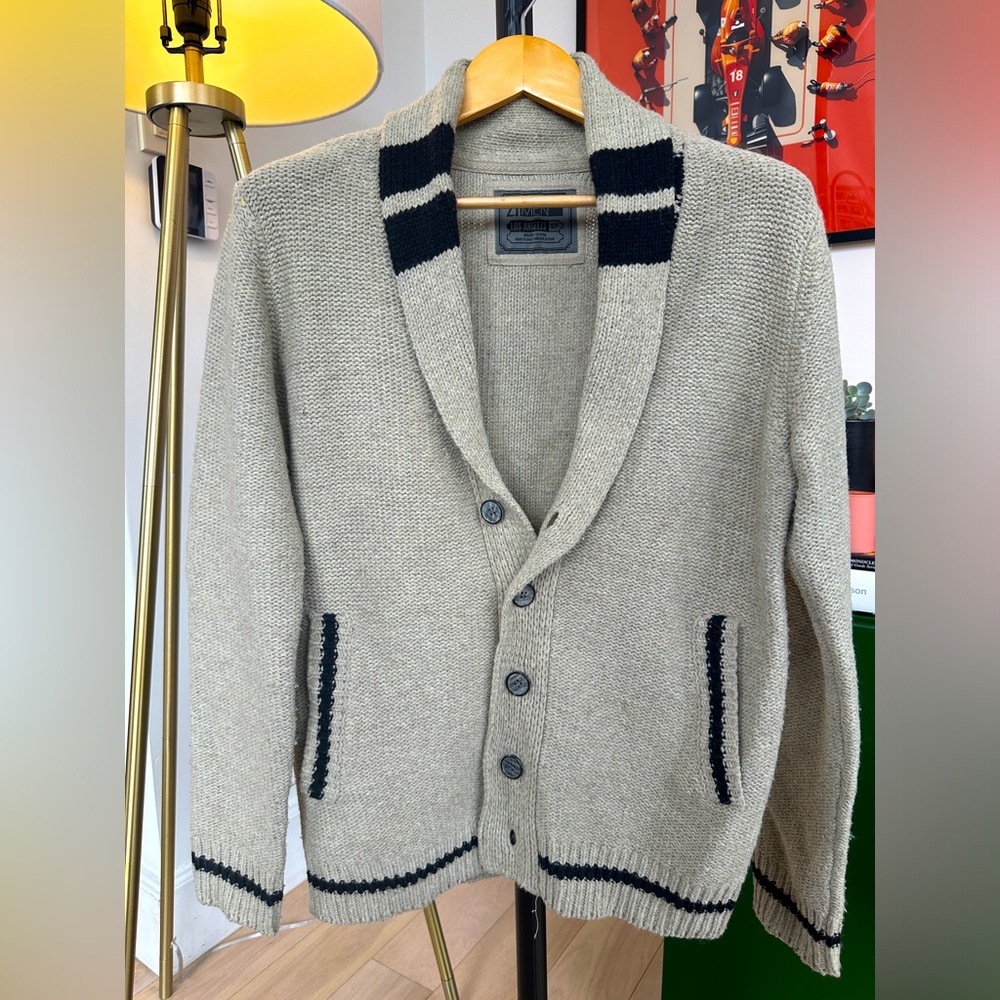 Men’s Wool Cardigan - Small